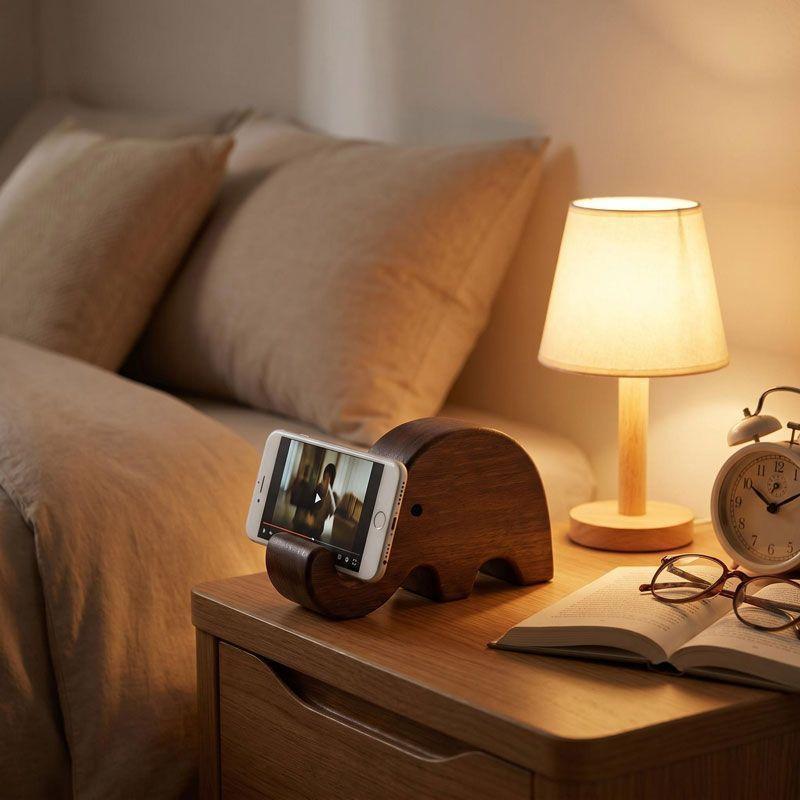 Display Stand Wood - Simple Creative Solid Wood Black Walnut
