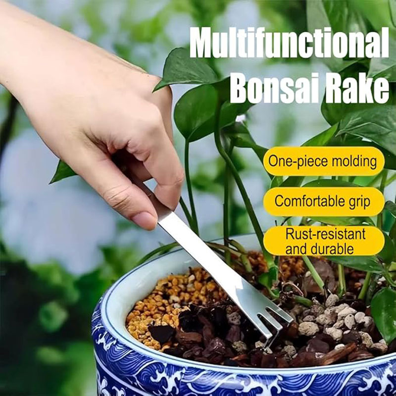 Stainless Steel Root Rake Hand - огляд і ціна Bonsai Garden Plants