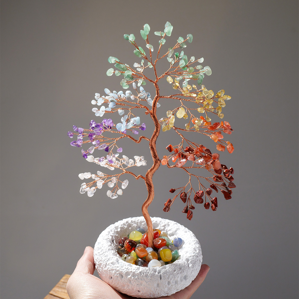 1PC Multicolor Crystal Tree Na - огляд і ціна Bonsai Rock Garden