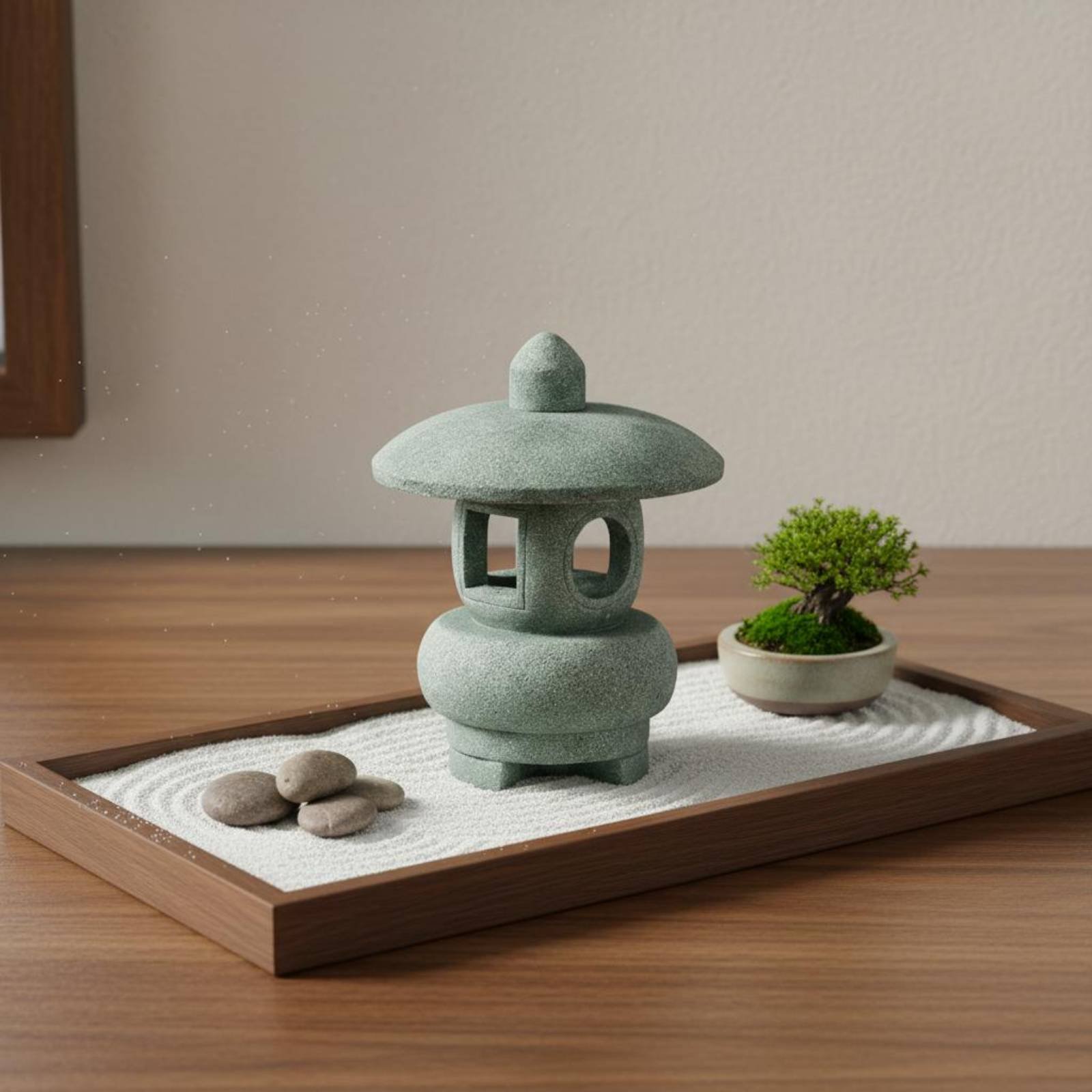 Miniature Stone Lantern Antiqu - огляд і ціна Japanese Garden Bonsai