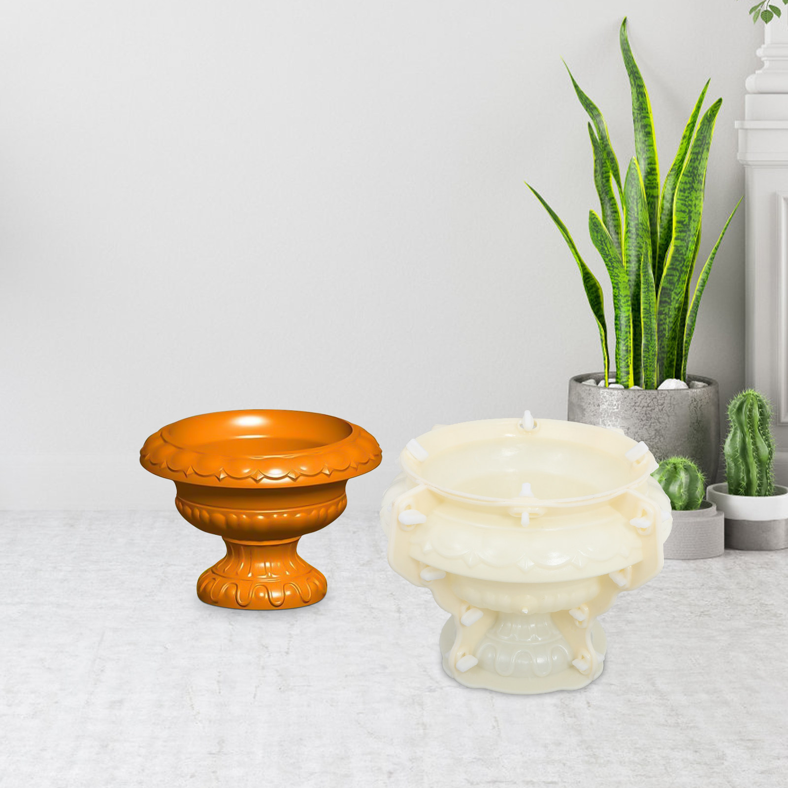 Cactus Concrete Mold Vase Ceme - огляд і ціна Bonsai Garden Plants