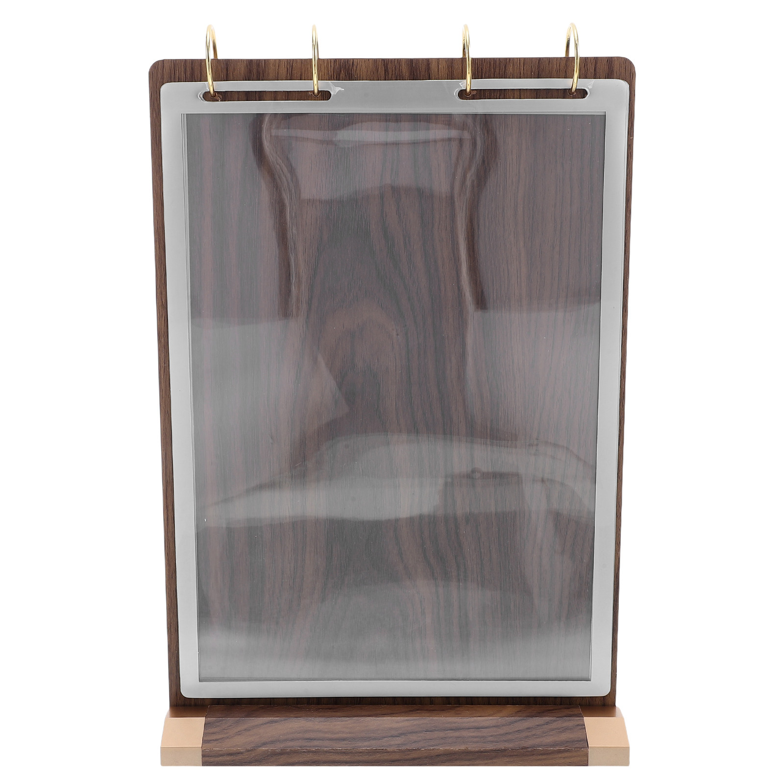 6 Pages A4 Walnut Wood Menu Ho - огляд і ціна Display Stand Wood