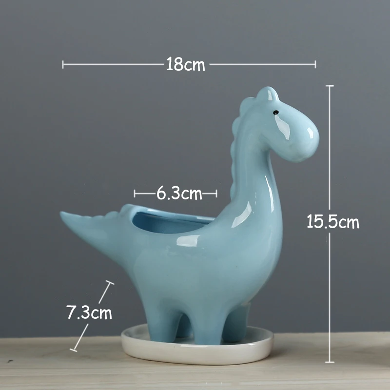Ceramic Cartoon Dinosaur Plant - огляд і ціна Japanese Garden Bonsai
