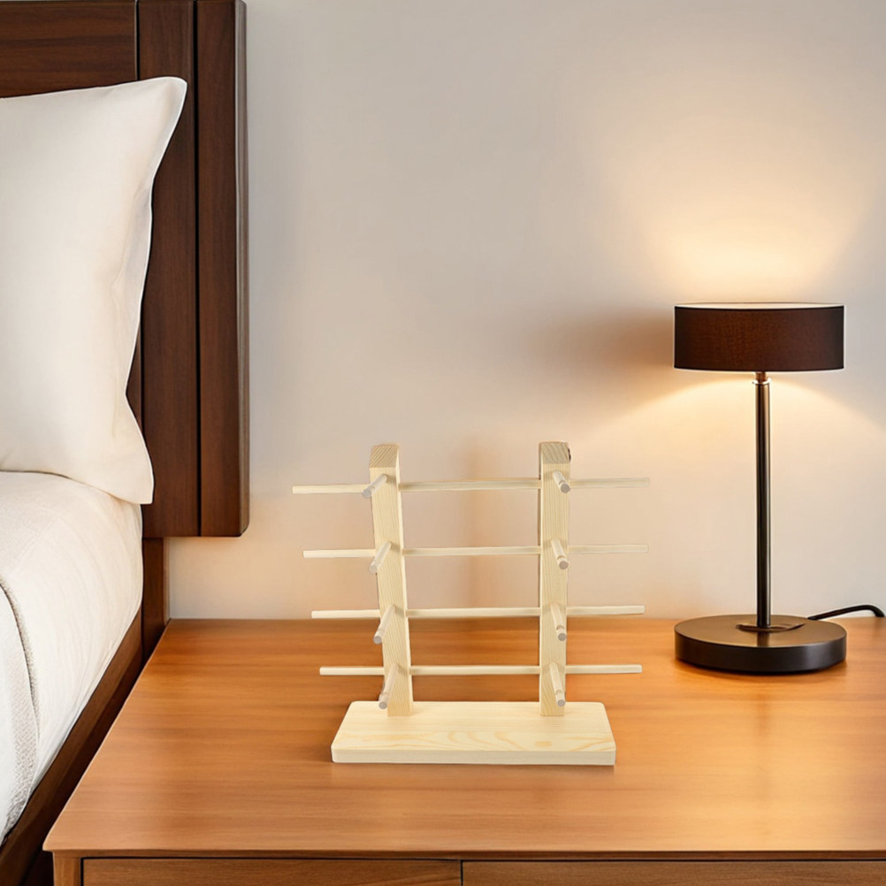 2Pcs Eyeglass Display Rack Woo - огляд і ціна Display Stand Wood