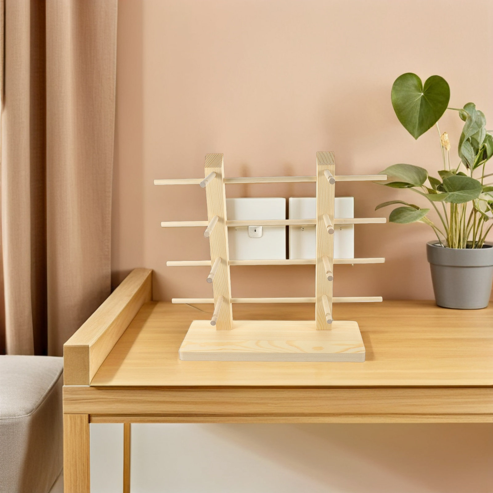 2Pcs Eyeglass Display Rack Woo - огляд і ціна Display Stand Wood