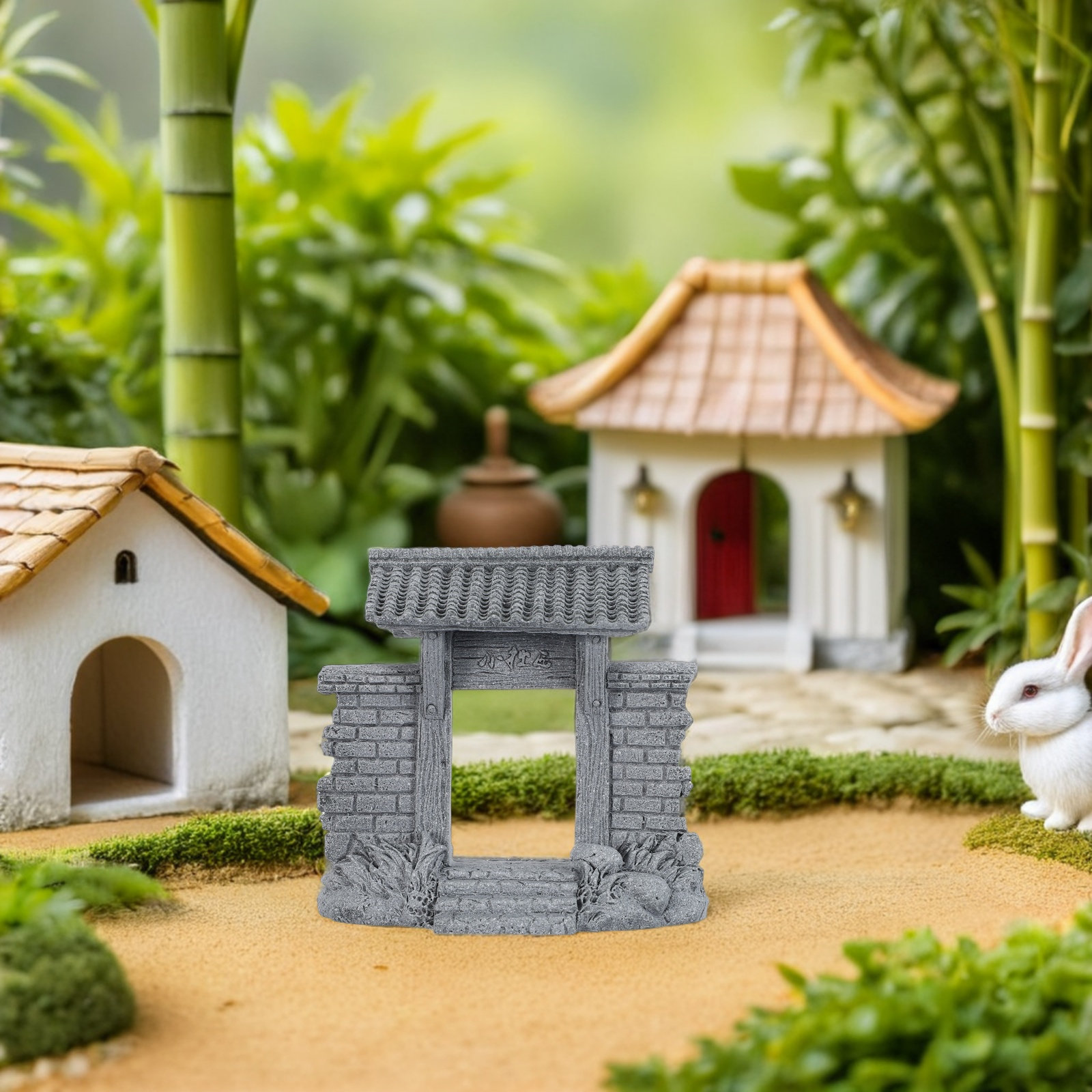 Fairy Garden Chinese Gate Deco - огляд і ціна Bonsai Garden Entrance