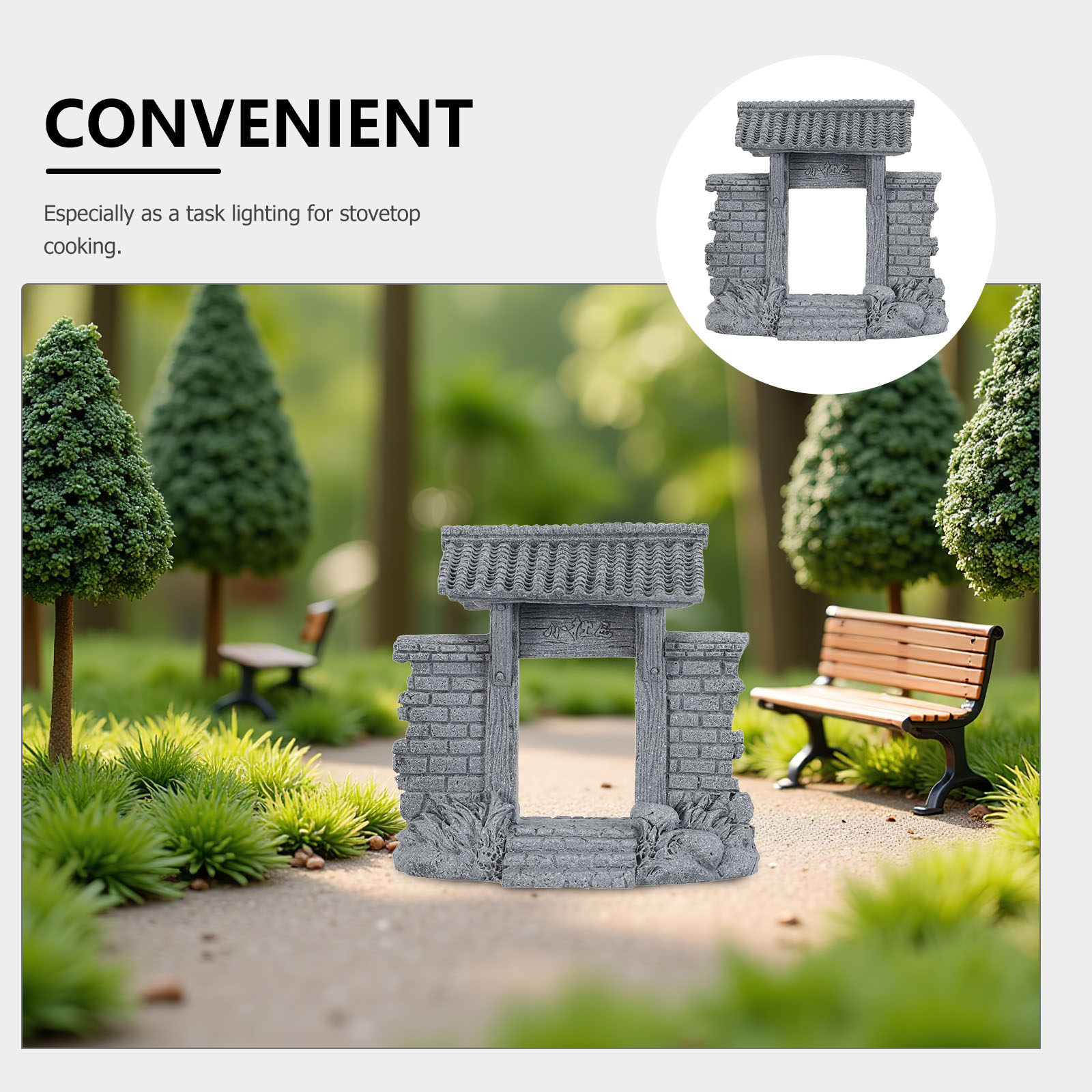 Fairy Garden Chinese Gate Deco - огляд і ціна Bonsai Garden Entrance
