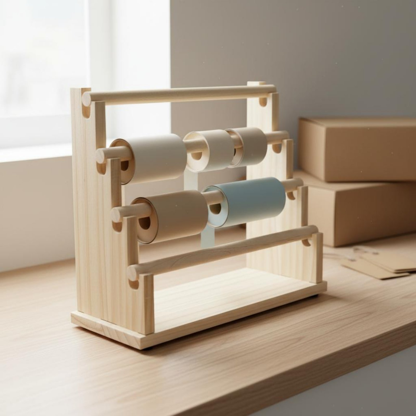 Desktop Jewelry Rack Natural W - огляд і ціна Display Stand Wood