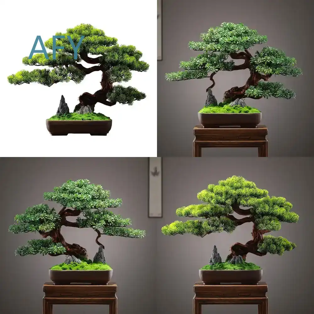 Simulated Pine Bonsai for Home - огляд і ціна Bonsai Garden Entrance
