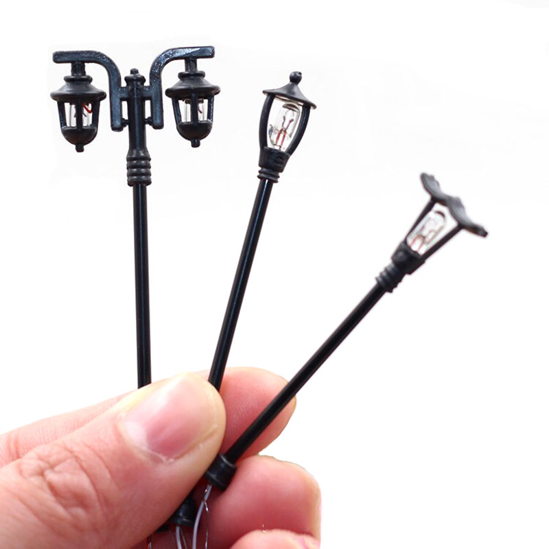4Pcs Miniatures Road Light Mic - огляд і ціна Bonsai Garden Miniature