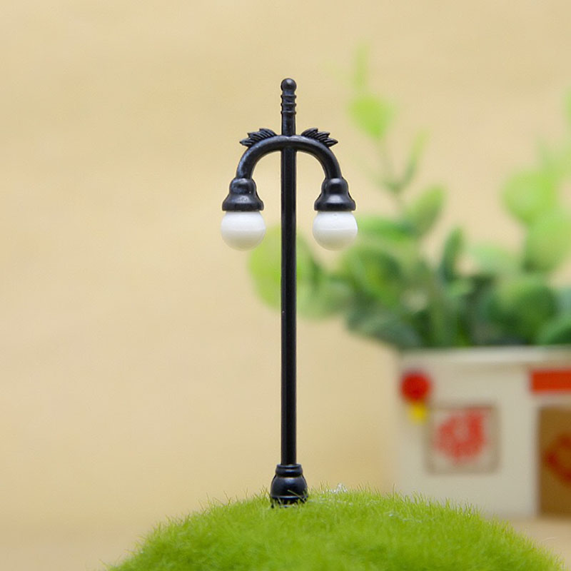 4Pcs Miniatures Road Light Mic - огляд і ціна Bonsai Garden Miniature