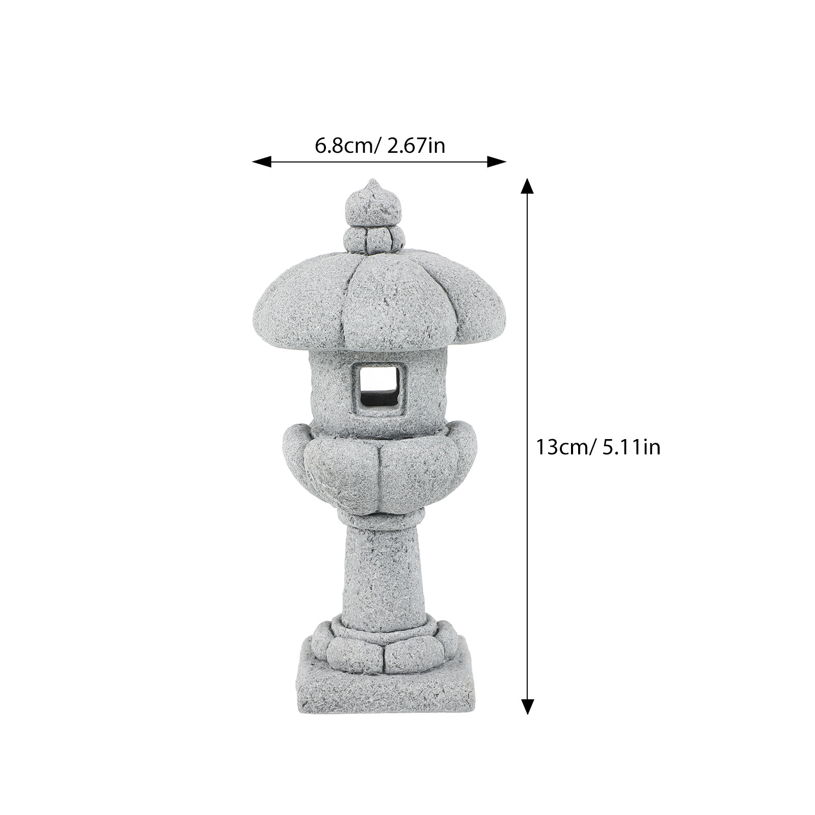 Miniature Stone Lantern Pagoda - огляд і ціна Japanese Garden Bonsai
