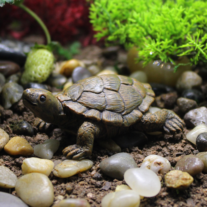 Little Turtle Model Resin Stat - огляд і ціна Bonsai Garden With Pond