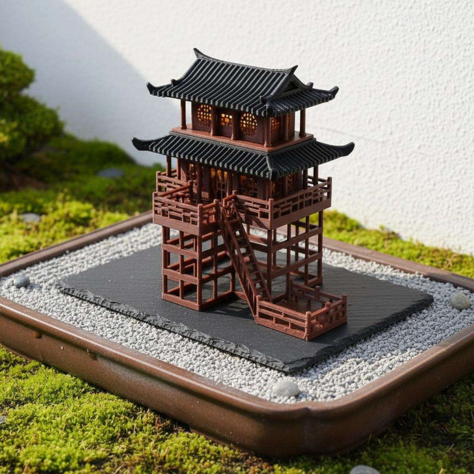 Bonsai House Tabletop Plastic  - огляд і ціна Japanese Garden Bonsai